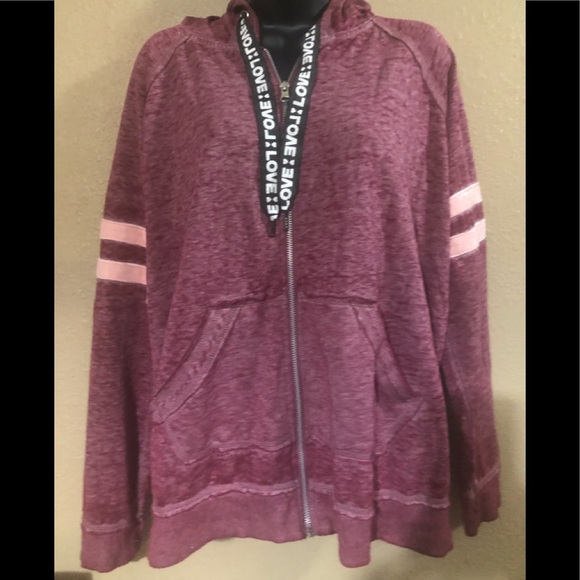 Tops - Long sleeve zip up lightweight hoodie